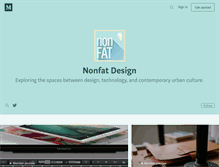 Tablet Screenshot of nonfatdesign.com